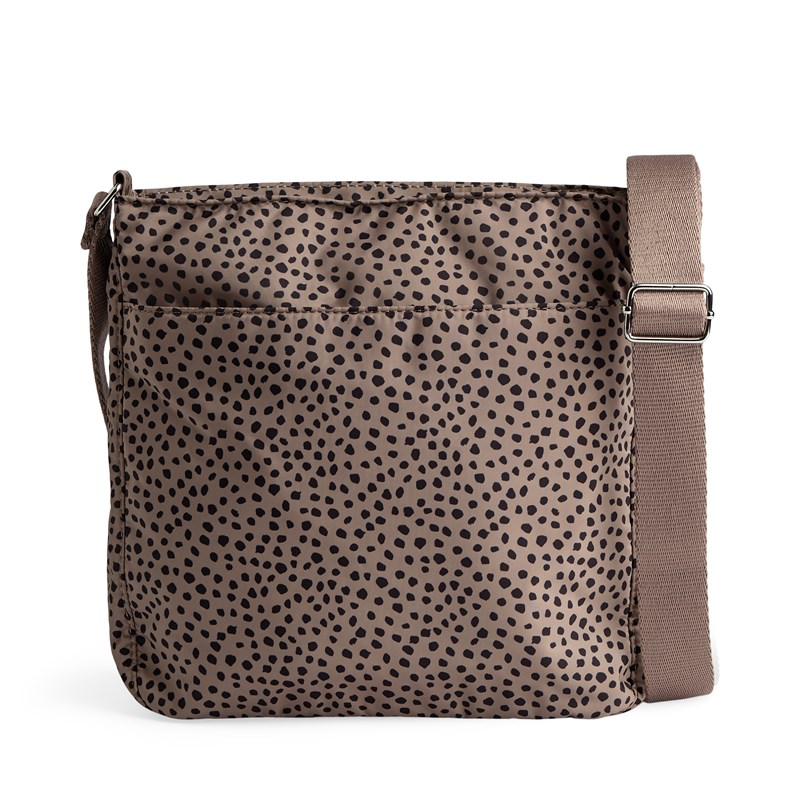 Aura Crossbody Bari Recycled Taupe/Svart 4