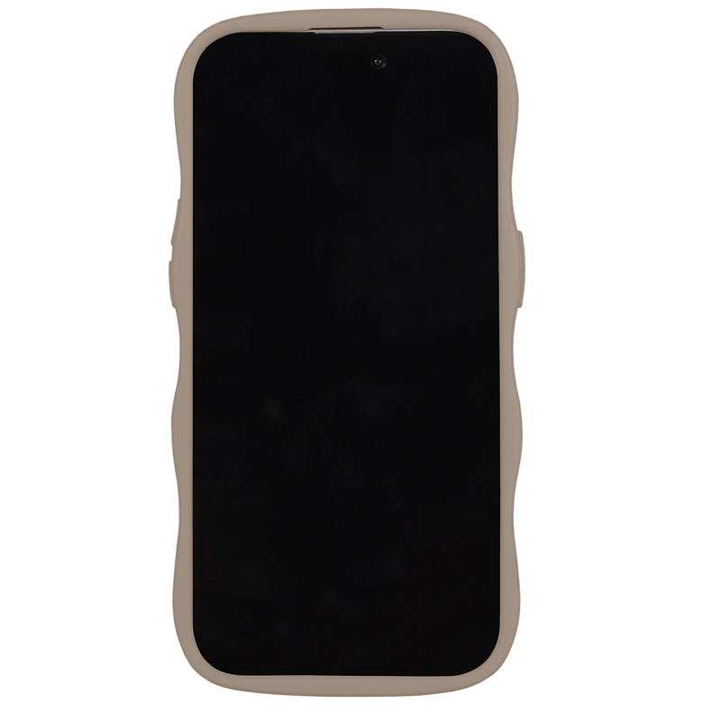 Holdit Mobilcover Wavy Mocca Brun Iphone 15 ProMax 3