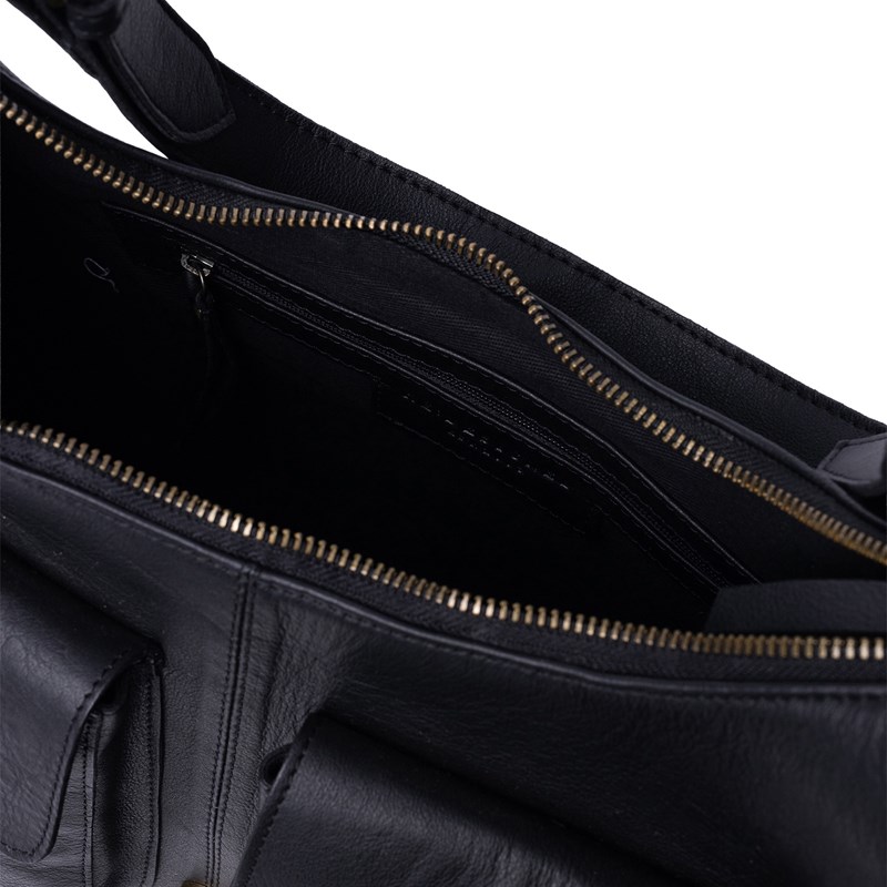 RE:DESIGNED Skuldertaske Solvej Large Sort 6