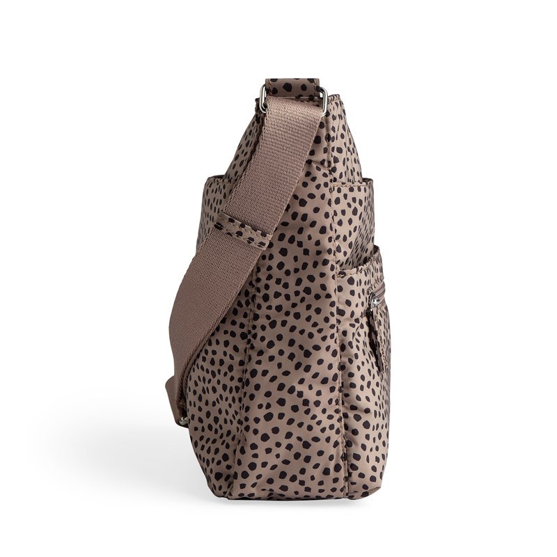 Aura Crossbody Bari Recycled Taupe/Svart 3