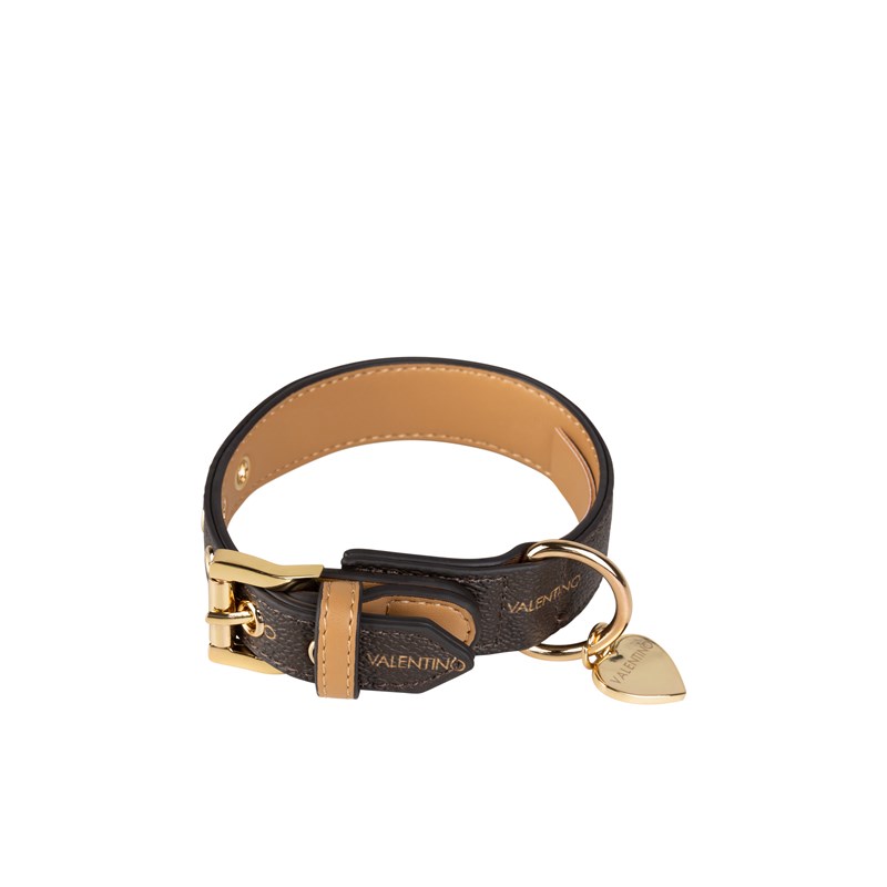 Valentino Bags Hundehalsbånd Burger Brunt mønster Str S 1
