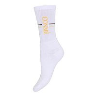 Conmé Strømper Logo  Hvid/gul 37-39