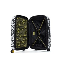 Mandarina Duck Kuffert Logoduck Moire Sort M. Hvide prikker 69 Cm 1