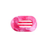 By Stær Hårklämma Eva Mellan Rosa/vit 1