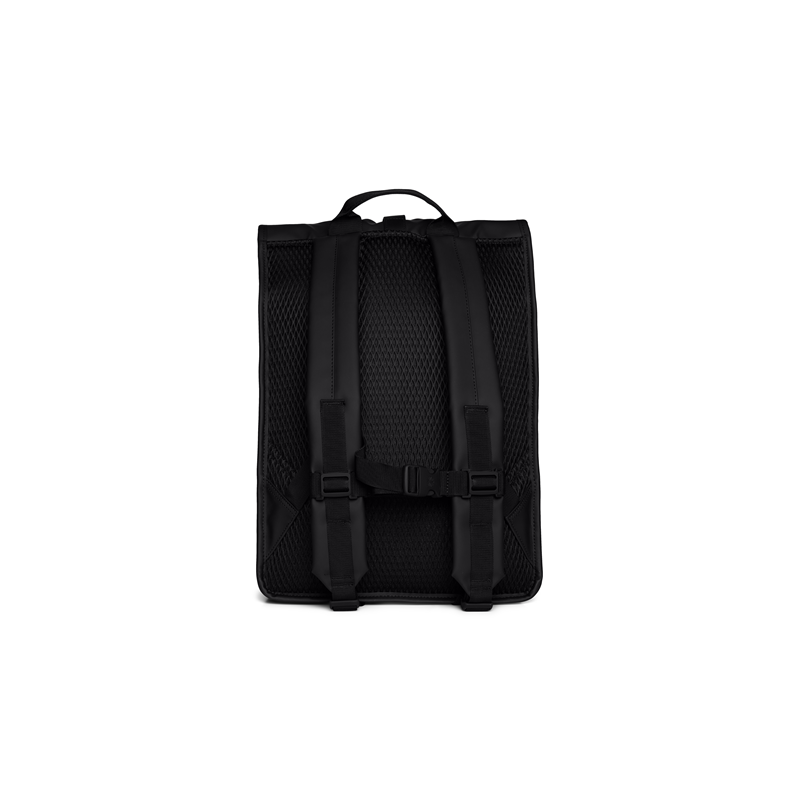 RAINS Rygsæk Rolltop Rucksack Mesh Grå/Sort 4