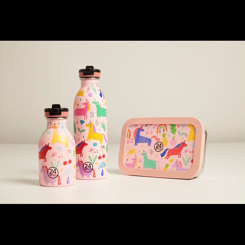 24Bottles Snack box Pink mønstret 4