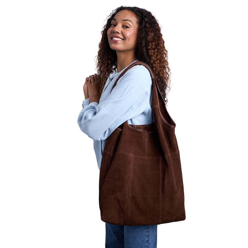 RE:DESIGNED Shopper Lyra Suede M. Brun 2