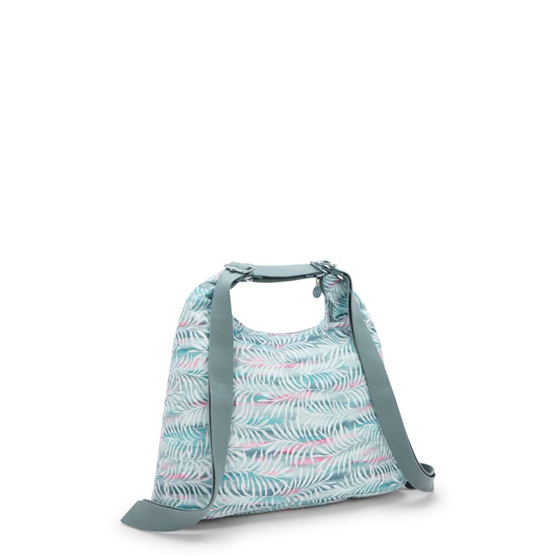 Kipling Skuldertaske Yenna Blå m/blomst 2