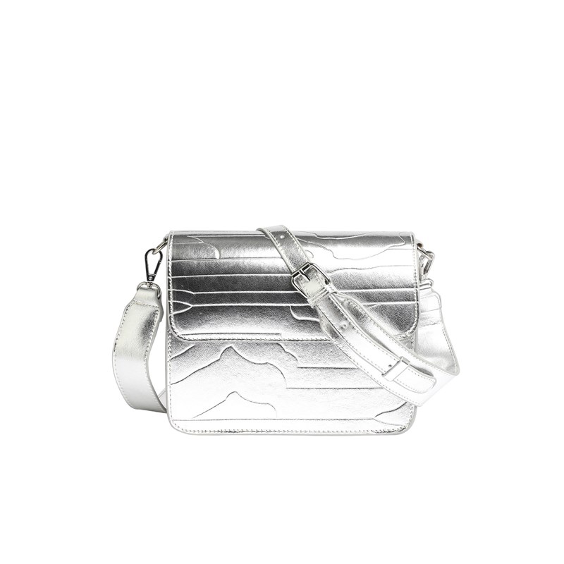 HVISK Crossbody Cayman Glänsande Silver 1