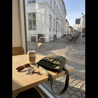 Aura Crossbody Bari Recycled Mørk grøn 1