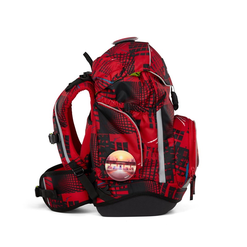 Ergobag Skoletaskesæt Pack FireBear Rød/sort 4