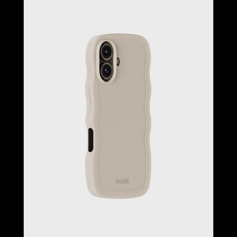 Holdit Mobilfodral Wavy Beige Iphone 16 Plus 2