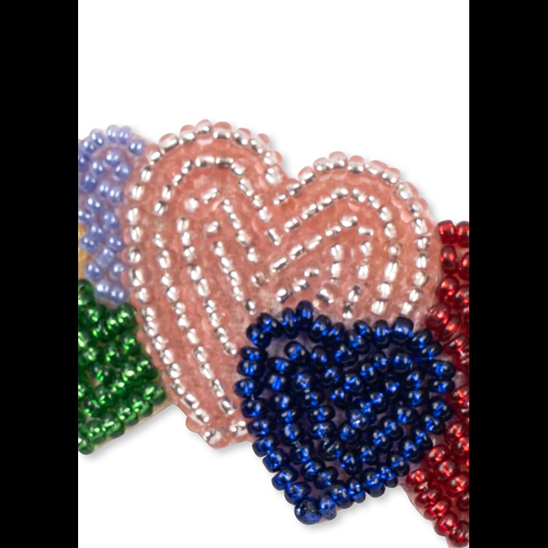 Konges Sløjd Hårspänne Beaded Röd 2