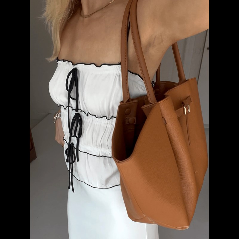 PITAYA Skuldertaske Olivia Brun 4