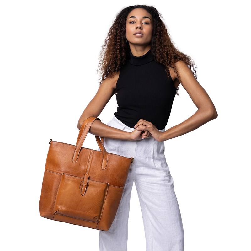 RE:DESIGNED Computertaske Layla Cognac 2