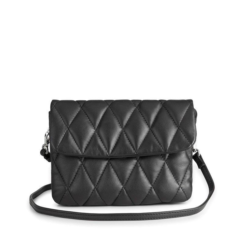 Aura Crossbody Vichy Quilt Sort m/strib 1