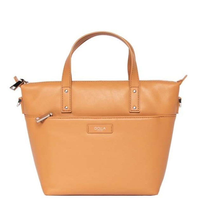 Golla Håndtaske Carina Cognac/brun 1
