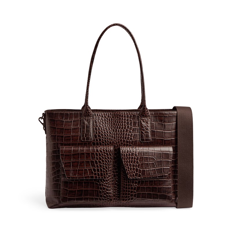 MARKBERG Computertaske KelseyMBG Croco M. Brun 14" 5
