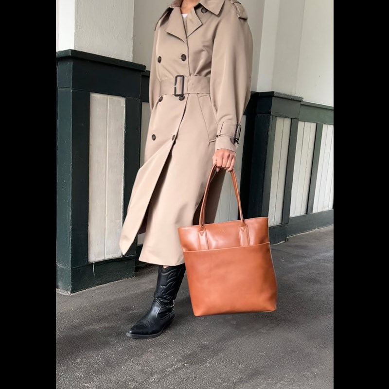 MARKBERG Tote Caisa  Kastanje 15" 2