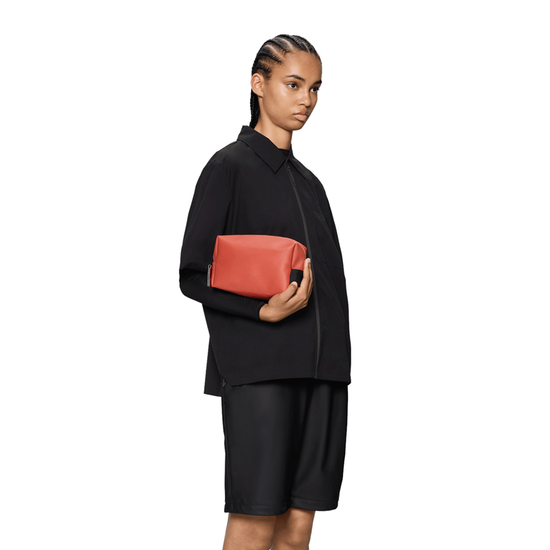 Rains Necessär Wash Bag S Orange 2