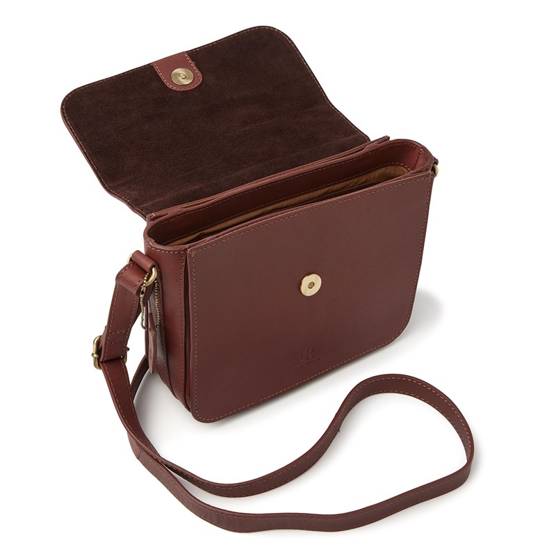 dR Amsterdam Crossbody Brun/röd 3