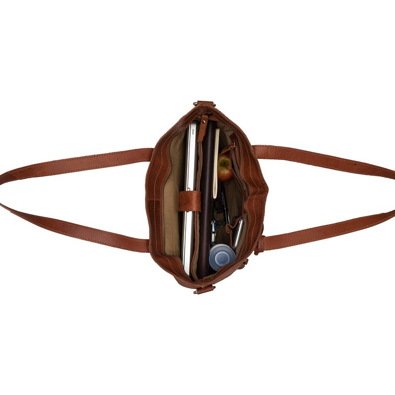 Burkely Shopper Vintage Jade Laptop Cognac 14" 5