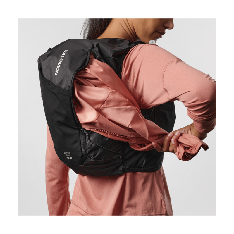 Salomon Løbevest Active Skin 12 Women Sort Str L 6