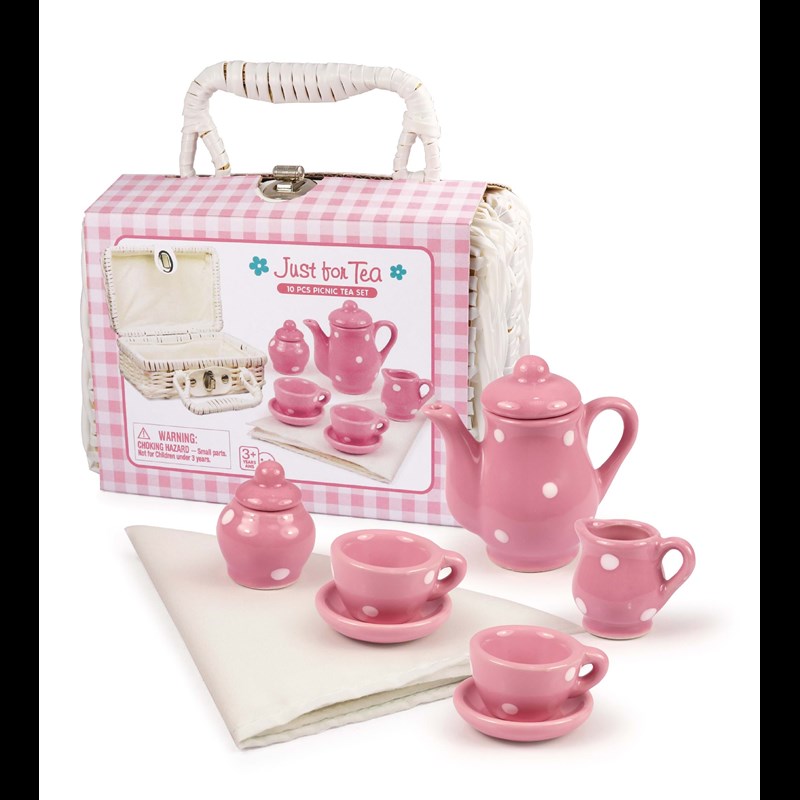 Magni Legetøj Tesæt i porcelæn Pink 2