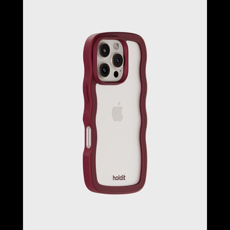 Holdit Mobilfodral Wavy Bordeaux Iphone 16 Pro Max 3