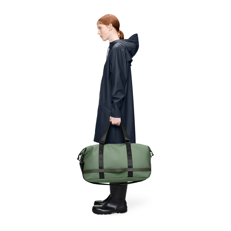 RAINS Resväska OTG Weekend W3 Blad grön 4