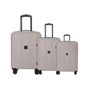 Aries Travel Kuffersæt Palermo 75 Cm Beige/grå