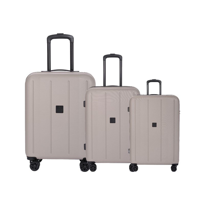 Aries Travel Kuffersæt Palermo Beige/grå 75 Cm 1