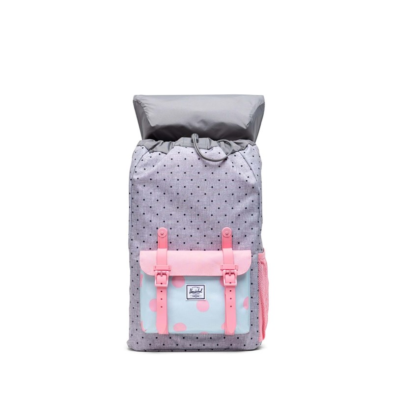 Herschel Skoletaske Little America Yout Sort/grå/pink 2