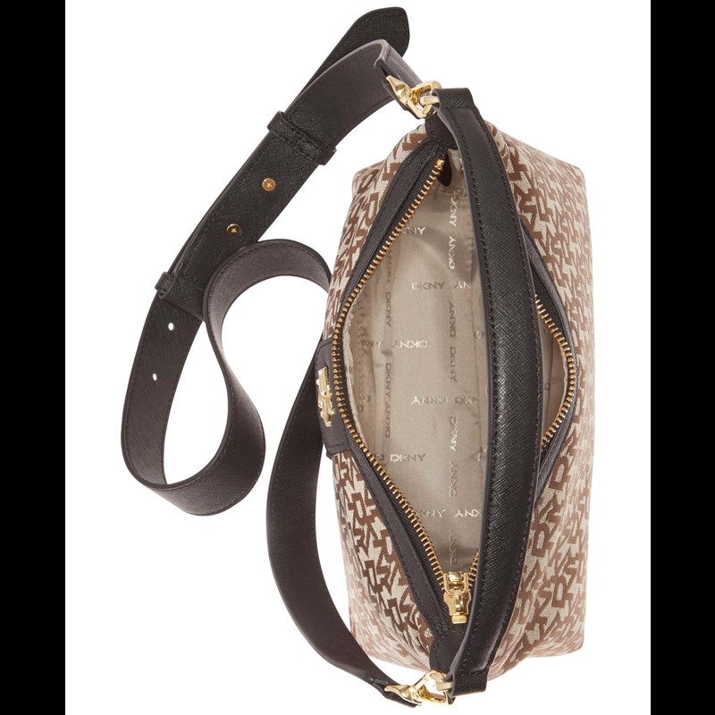 DKNY Skuldertaske Carol Brun/Sort 4