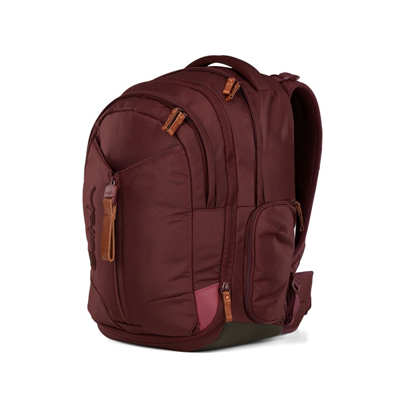 Satch Skoletaske Match Nordic Ruby Bordeaux 7