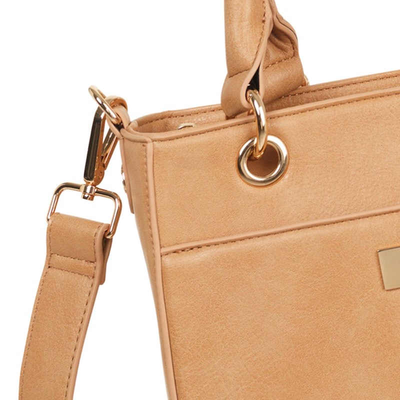 Rosemunde Skuldertaske  Camel 2