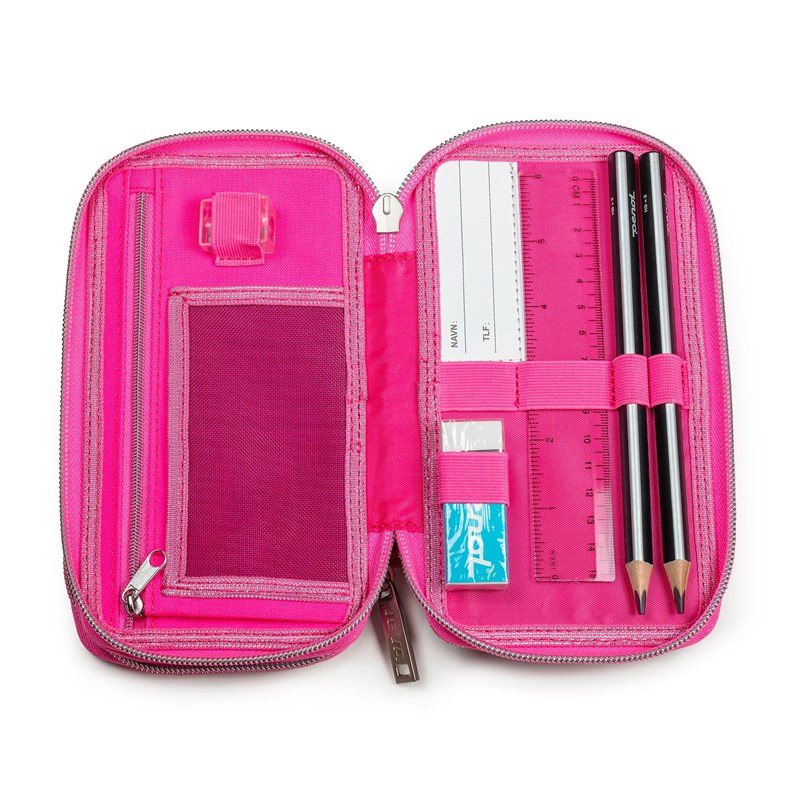 JEVA Pennfodral Two Zip Supernova Mönster 4