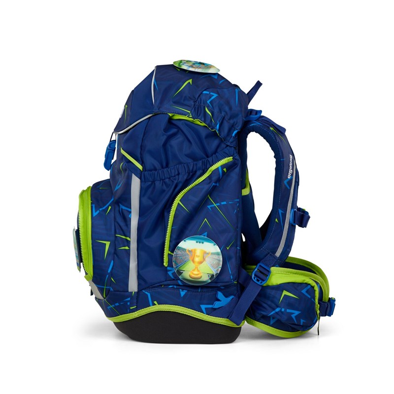 Ergobag Skoletaskesæt Pack Front Run Blå/Grøn 6