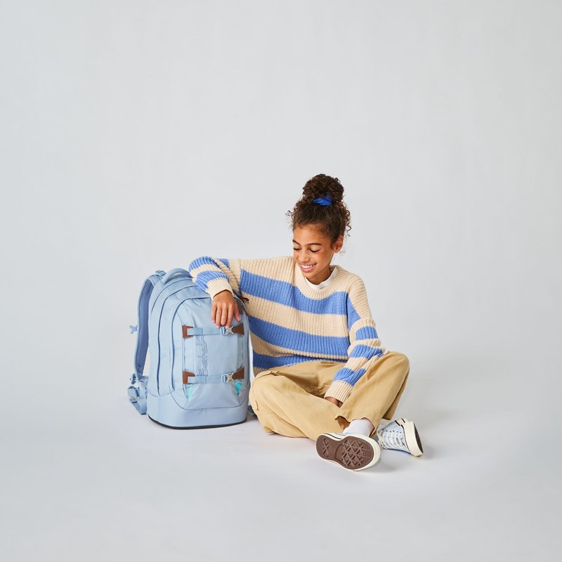 Satch Skoletaske Pack Nordic IceBlue Lyseblå 11