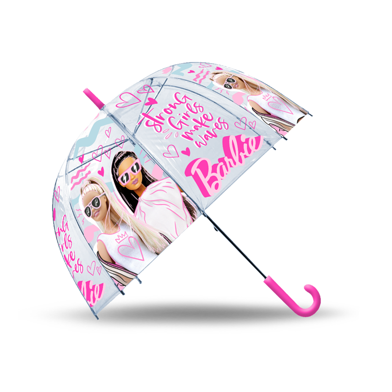 Barbie Børneparaply Barbie Pink mønstret