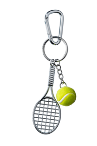 Conmé Bag charm tennis Sølv/gul 1