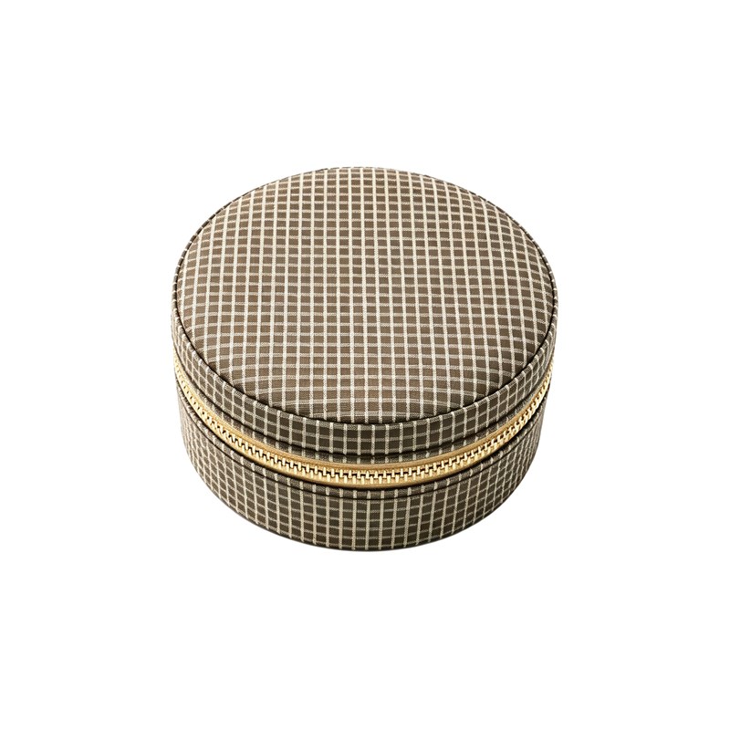 Conmé Smykkeskrin Olivia rundt Brun/Beige 1