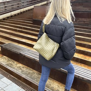 Conmé Skuldertaske Konny Braid Oliven Grøn alt image