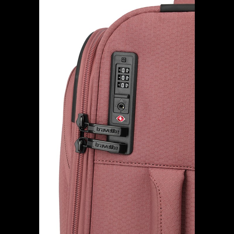 travelite kuffert Kick Off Rosa 55 Cm 10
