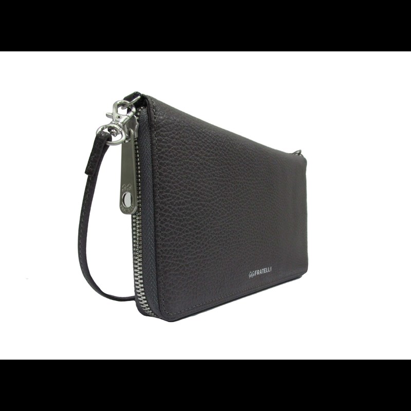 Gigi Fratelli Clutch med lynlås Sort m/strib 2