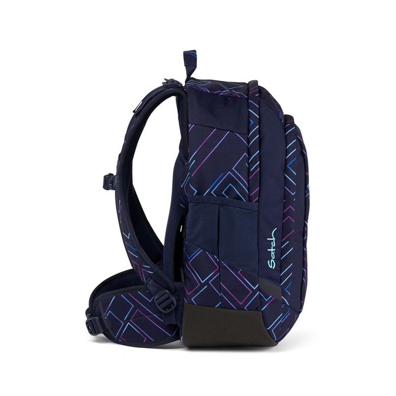 Satch Skoletaske Air Purple Laser Blå/mønster 4