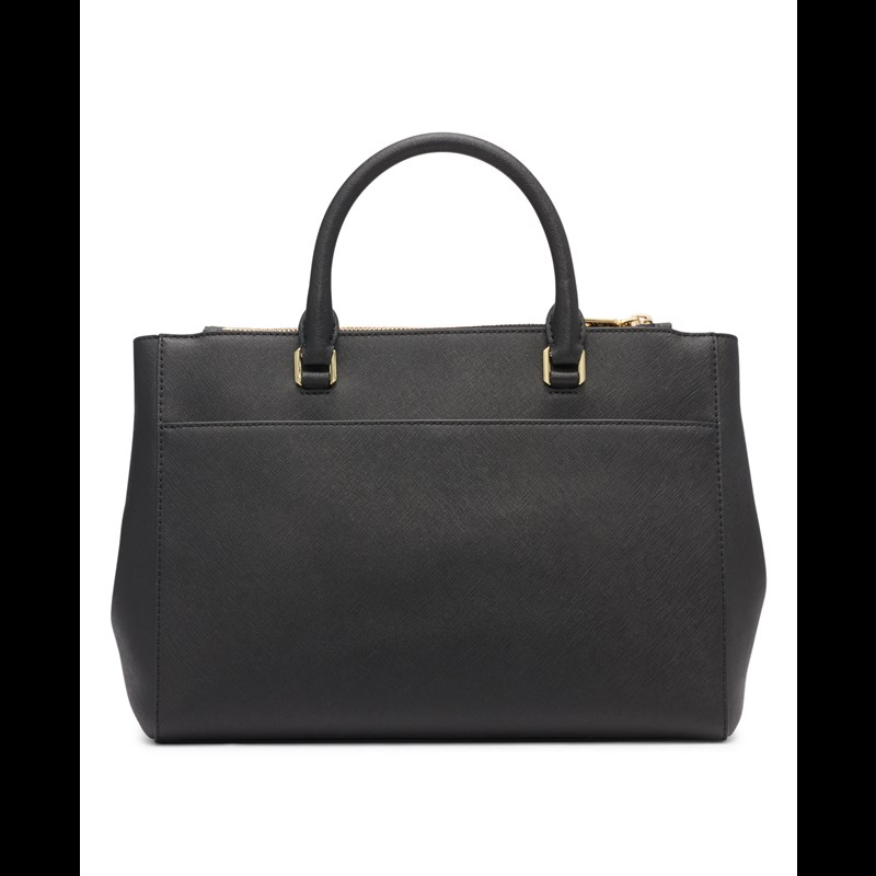 DKNY Handväska Bella Satchel Svart/Guld 3