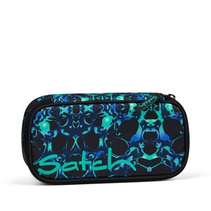 Satch Pennfodral Caleido Blue Svart/Turkos