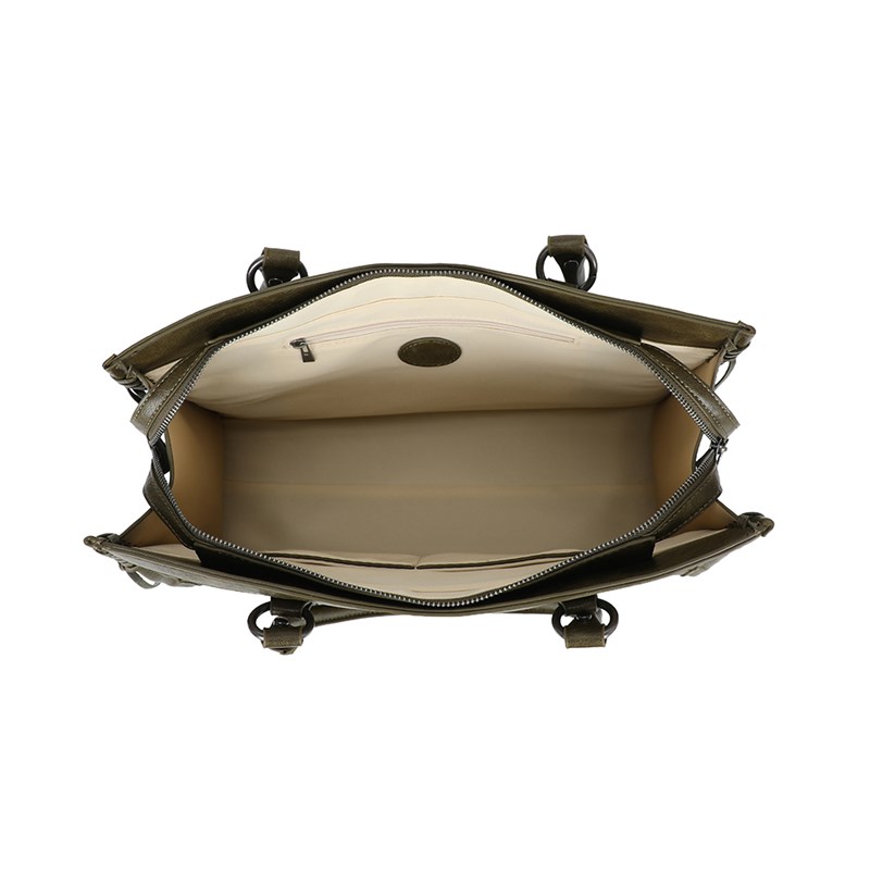 Conmé Shopper Lucy Oliven Grøn 14" 4