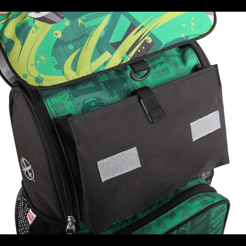 LEGO Bags Skoletaske Optimo Ninjago Grøn mønster 8